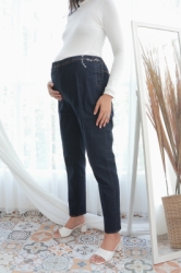 MAMAHAMIL Celana Ibu Hamil Jeans Kantung JUMBO Murah Tebal Best Seller Kerja Casual   CLJ 20 XXL 9  large